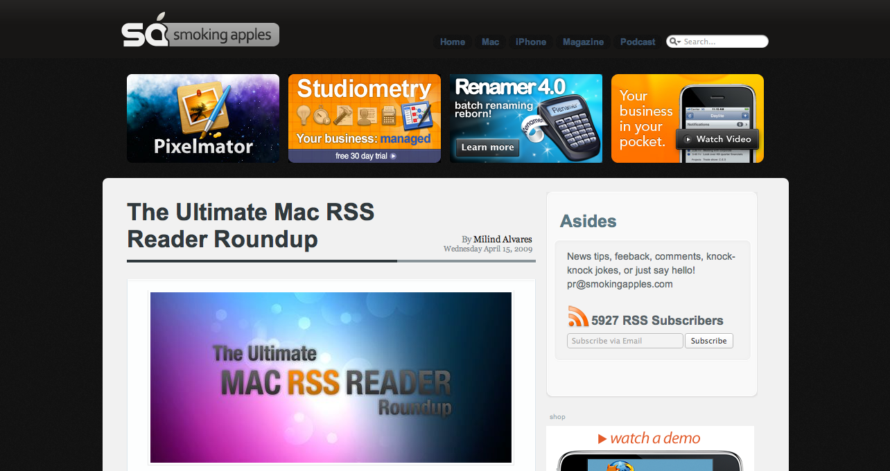 best rss reader app for mac